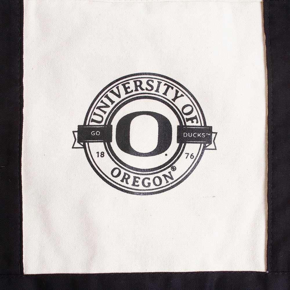 Classic Oregon O, MCM Group, White, Tote, Accessories, Unisex, 18"x6"x18", Canvas, Medium, 706227